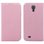 Wholesale Samsung Galaxy S4 Slim Flip Leather Cover (Light-Pink)
